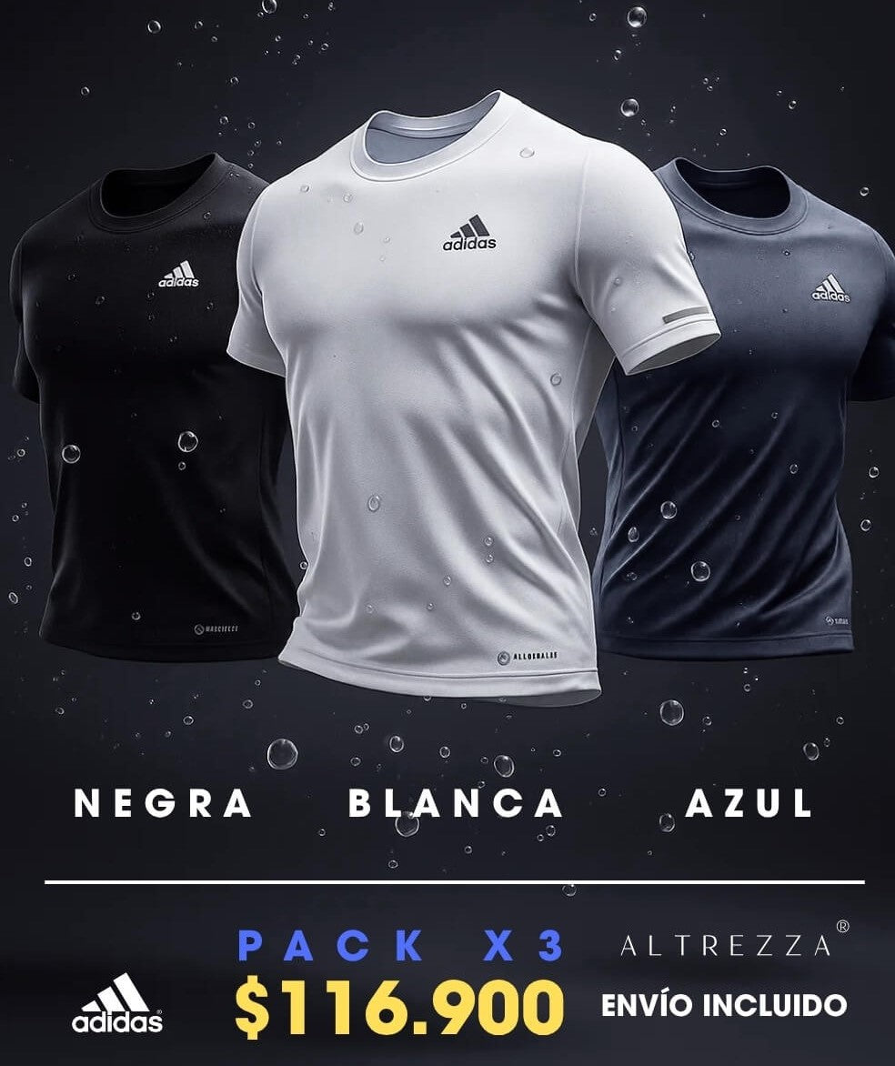 Pack X3 Adidas Sports